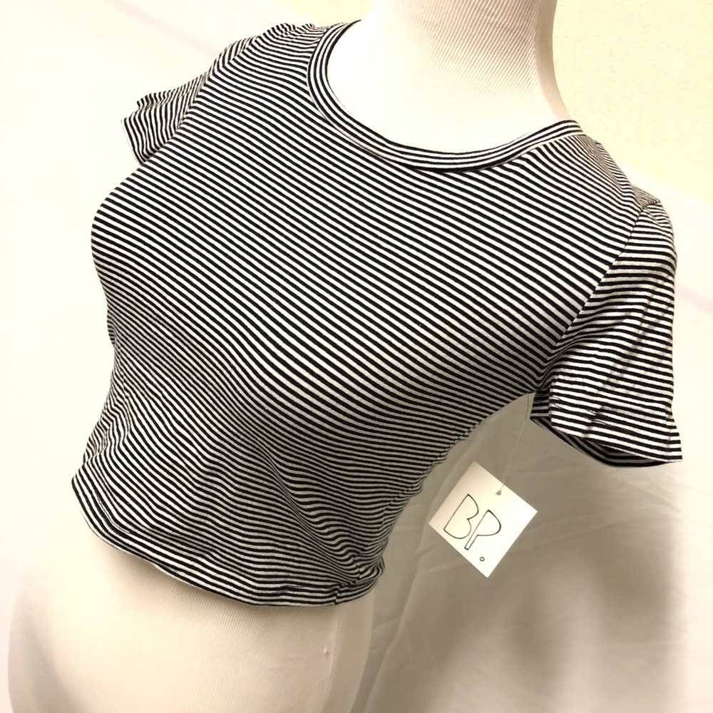 BP Striped Crop Top